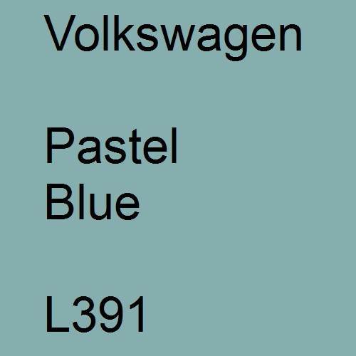 Volkswagen, Pastel Blue, L391.